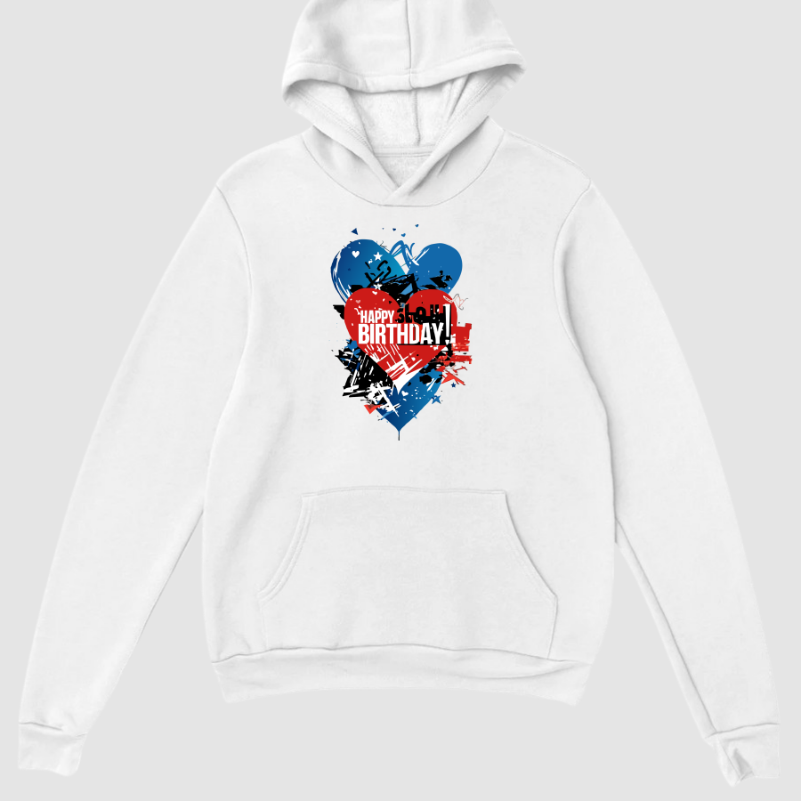 Hoodie Basic Kadın Beyaz