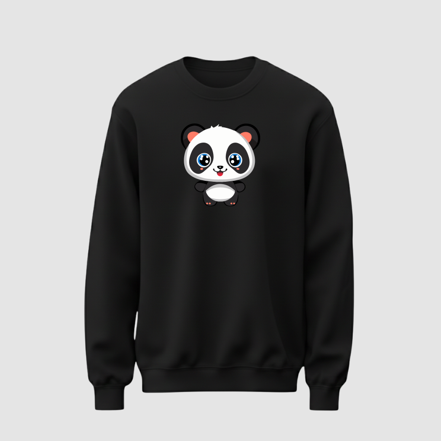 Sweatshirt Basic Erkek Siyah